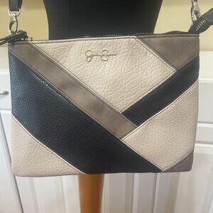 Jessica Simpson Shoulder /Crossbody /Wristlet- Black, Gray and Taupe Bag